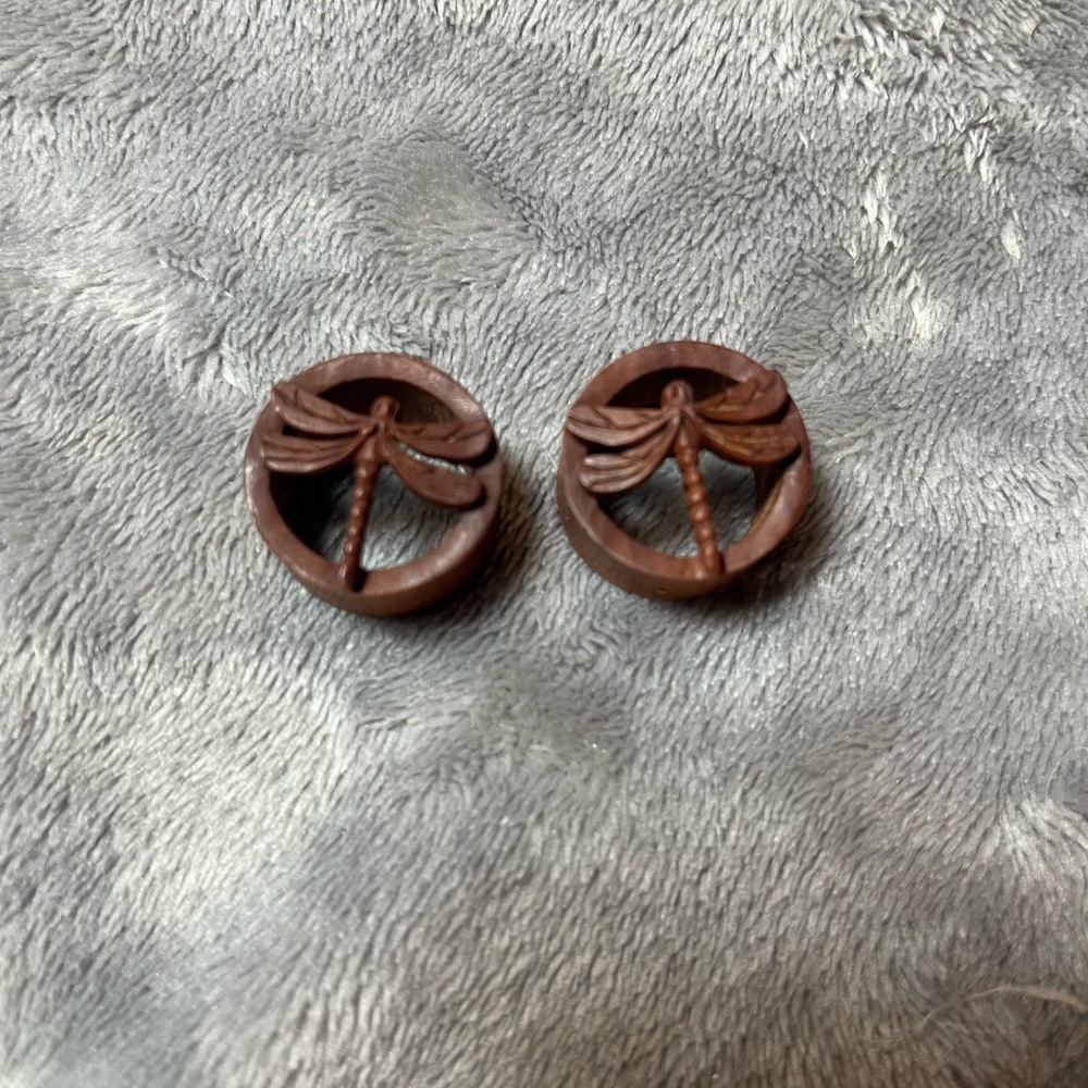 Sawo wood Dragon fly earplugs